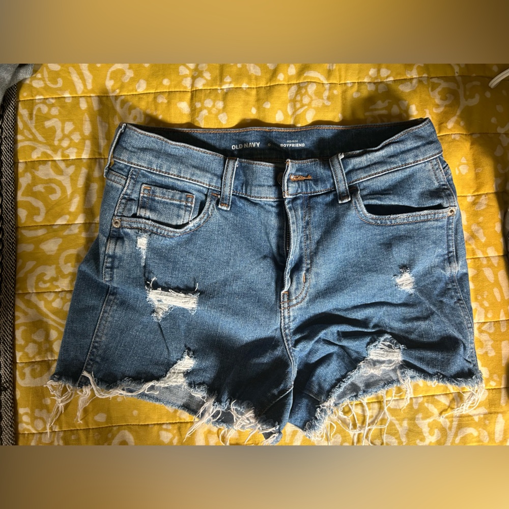 Old Navy Blue Boyfriend Jeans